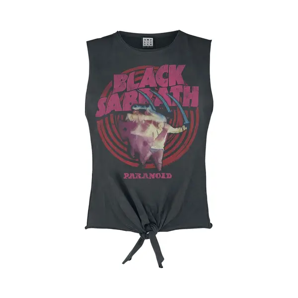 Black Sabbath Amplified Collection - Paranoid Top Charcoal thumbnail