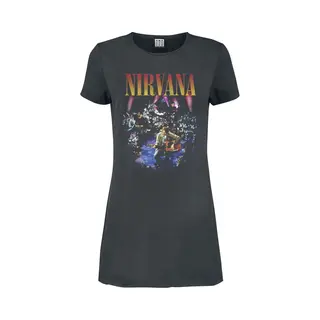 Nirvana Amplified Collection - Live In Nyc Mini Dress Charcoal