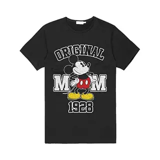 Disney T-Shirt # S Unisex Black # Mickey Mouse Original