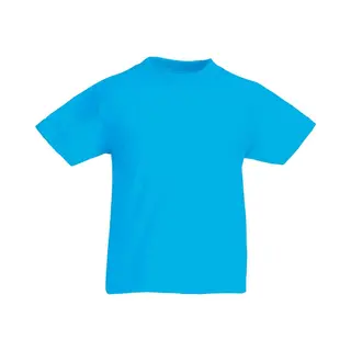 Fruit Of The Loom Originele T-shirt Met Korte Mouwen Voor Kinderen / Tieners (Azure Blauw)