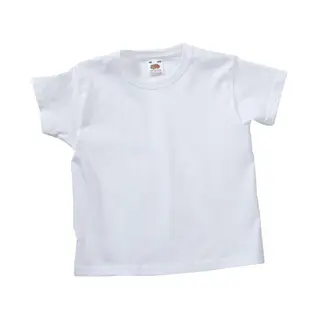 Fruit Of The Loom Kinder Original Kurzarm T-Shirt (5-6 Jahre) (Fuchsia)