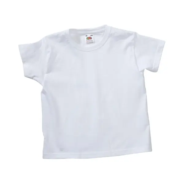 Fruit Of The Loom Kinder Original Kurzarm T-Shirt (5-6 Jahre) (Fuchsia) thumbnail