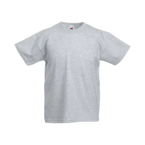 Fruit Of The Loom Originele T-shirt Met Korte Mouwen Voor Kinderen / Tieners (Heather Grijs) thumbnail