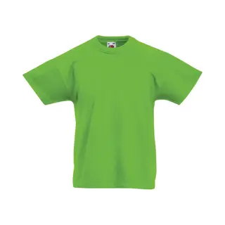 Fruit Of The Loom Originele T-shirt Met Korte Mouwen Voor Kinderen / Tieners (Lime)