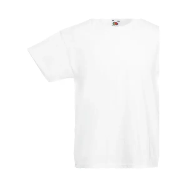 Fruit Of The Loom Originele T-shirt Met Korte Mouwen Voor Kinderen / Tieners (Wit) thumbnail