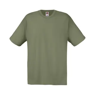 Fruit Of The Loom Men's Original T-Shirt In Olive | Size, 2XL