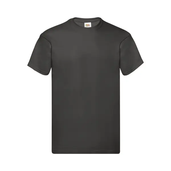 Screen Stars Fruit Of The Loom Herren-T-Shirt, Einfarbig, 100% Baumwolle, Graphit, Large thumbnail