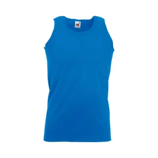 Fruit Of The Loom Heren Atletisch Mouwloos Hemd / Tanktop (Royaal Blauw)