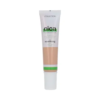 Collection Cosmetics Hydrating Medium Coverage Cica Foundation Infused With Anti-Redness, Vegan Foundation, 30ml, Beige
