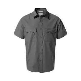 Craghoppers Herren Kiwi-Kurzarmhemd Für Wander-Shirt, Ombre Blue, L Eu