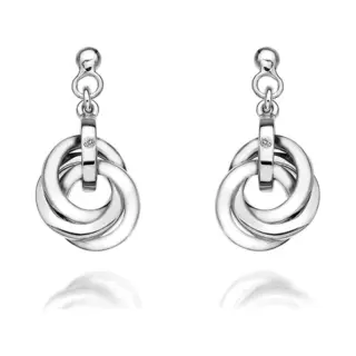 Hot Diamonds 925 Sterling Silver Calm Drop Earrings