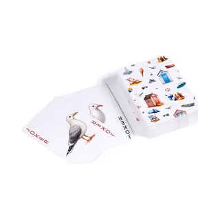 puckator Speelkaarten/Kaartspel - Kust/Zee/Strand Thema - 9x6, 5cm