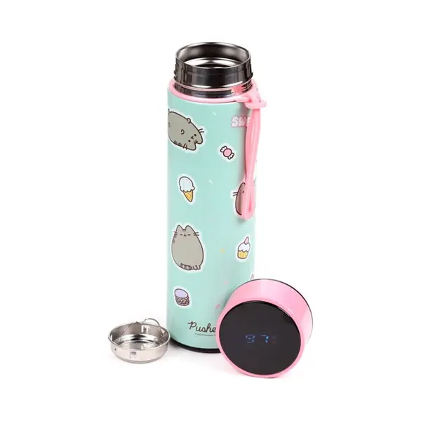 Puckator Pusheen The Cat Sweets Hot & Cold Digital Thermometer Bottle thumbnail