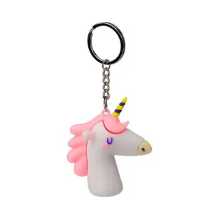 puckator Sleutelhanger/Tashanger - 3D Unicorn Magic - Magische Eenhoorn - Pvc - 6, 5x5, 5x3cm