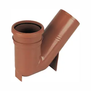 FloPlast Drainage Universal P Trap Gully - 45 Degree X 110mm