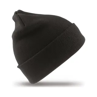 Result Rc029 Wooly Ski Hat - Capblack, One Size