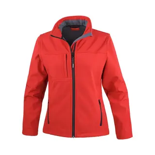 Result Ergebnis Damen R121 F Soft Shell Small Rot