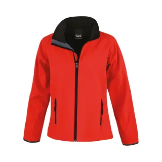 Regatta, Damen, Outdoorjacken, Softshell Damen Printable (L), Mehrfarbig, Rot, L