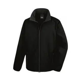 Result Printable Soft Shell Jacket RT231 - Black/Black - L