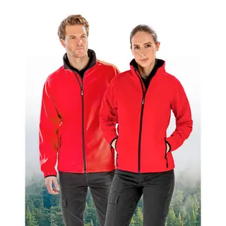Result Printable Soft Shell Jacket RT231 - White/Black - L