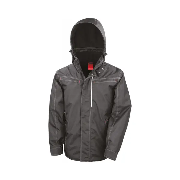 Result Denim Texture Rugged Jacket RT326 - Black - S thumbnail