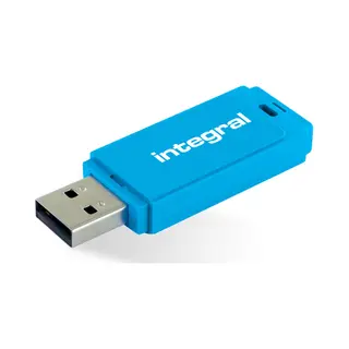 Integral INFD64GBNEONB Usb flash drive 64 Gb Usb Type-A 2.0 Blauw