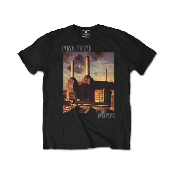 Rock Off Pink Floyd - Animals Album Heren T-shirt - S - Zwart thumbnail
