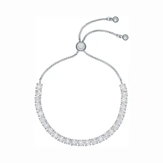 Ted Baker Silver Icon Crystal Bracelet - Adjustable