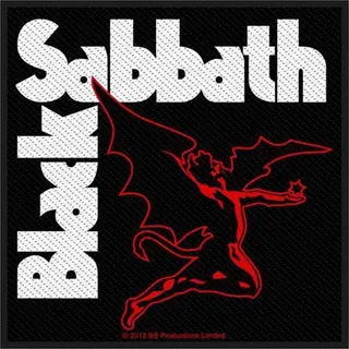 Black Sabbath Creature Patch Black White Red