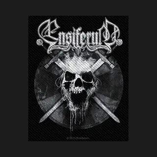 Ensiferum Skull Patch (One Size) (Black/White)