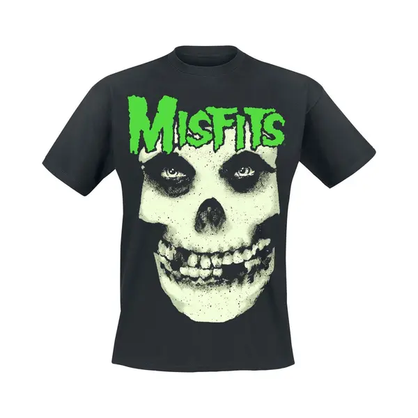 Misfits Jarek Skull T-Shirt Black thumbnail