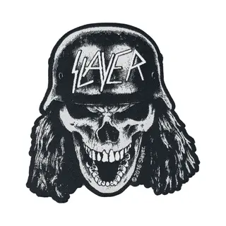 Slayer Wehrmacht Skull Patch Black White