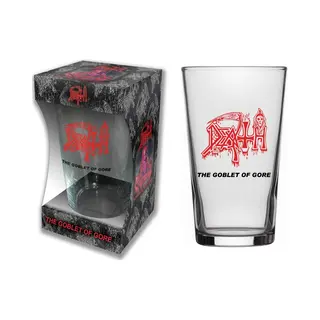 Death The Goblet Of Gore Beer Glass Transparent
