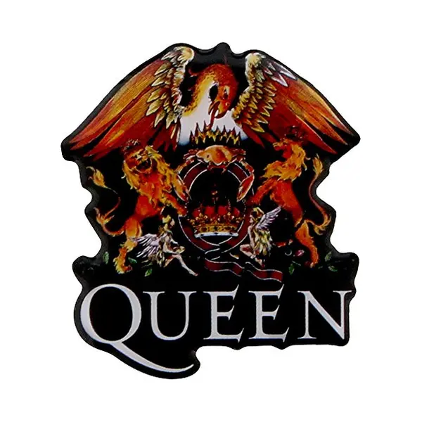 Queen Crest Enamel Pin Badge thumbnail