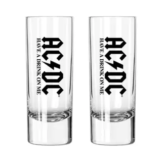 Ac/Dc Have A Drink On Me None Schnapsglas-Set Klar Glas Band-Merch, Bands, Geschenke