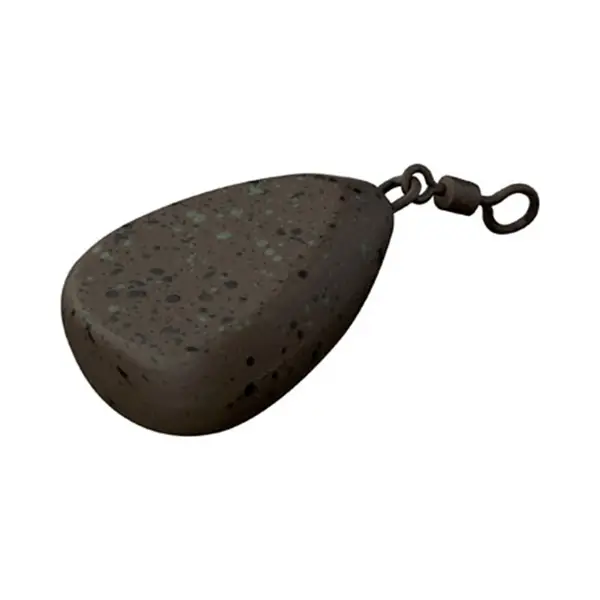 Fox - Camotex Flat Pear Swivel Lead | Lood | 85g - Camo thumbnail