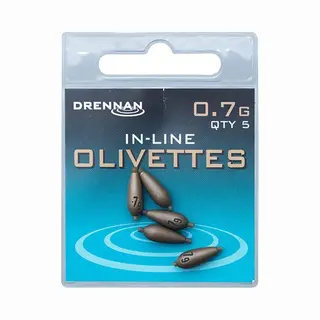 Drennan In-Line Olivettes 6PCS 0.7g