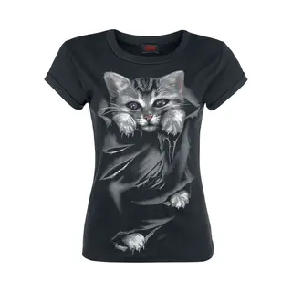 Spiral Bright Eyes T-Shirt Black