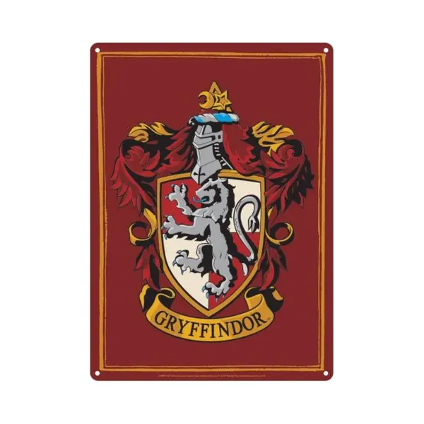 Half Moon Bay, Foto's, Harry Potter, Gryffindor Metalen Bord (21 X 15 Cm) thumbnail