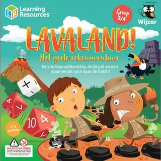 Wijzer over de Basisschool Wijzer Lavaland - Rekenspel Voor Groep 3 T/m 5 - Oefen Tellen, Optellen En Aftrekken