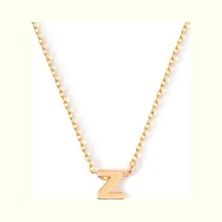 Orelia Letter Ketting Z Goudkleurig