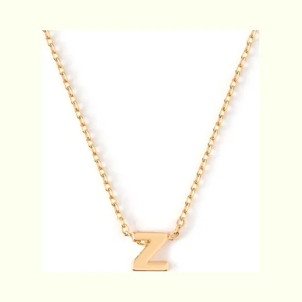 Orelia Letter Ketting Z Goudkleurig thumbnail