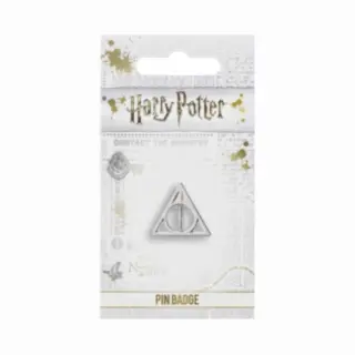 Ged, Anstecknadel, Harry Potter Deathly Hallows Pin Badge, Silber