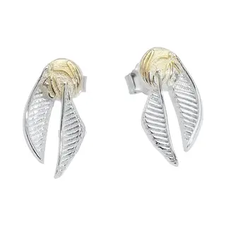 Harry Potter Official Sterling Silver Golden Snitch Stud Earrings- SE0004