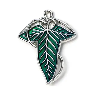 The Lord Of The Rings Lorien Leaf Pin Silver Coloured