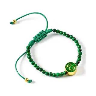 Wicked Elphaba Green Malachite Friendship Bracelet - Green
