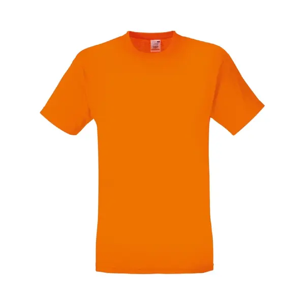 Fruit Of The Loom Herren T-Shirt Original T 61-082-0 Orange Xl thumbnail