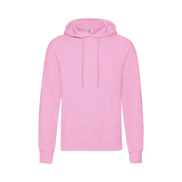Fruit Of The Loom Men's Hooded Sweatshirt Hoodie In Light Pink | Size, Medium thumbnail