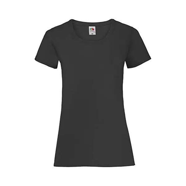 Fruit Of The Loom T-Shirt, Women's, Black, M thumbnail