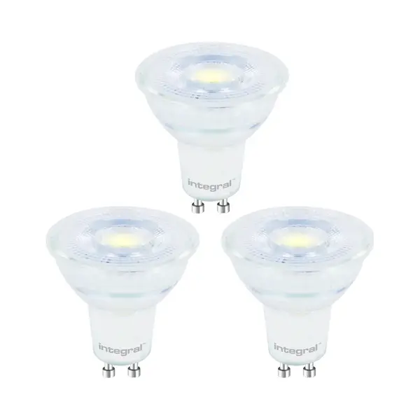 3 Pack - Integral GU10 Led Spot - 4.7W - 4000K Neutraal Wit - Non Dimmable thumbnail